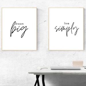 wall art print set